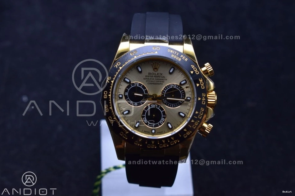 Snug 116518 Edition on Best Daytona ZF Oyster-flex LN (Gain YG Dial Strap Weight) SH4130 Black 770 1:1 0727